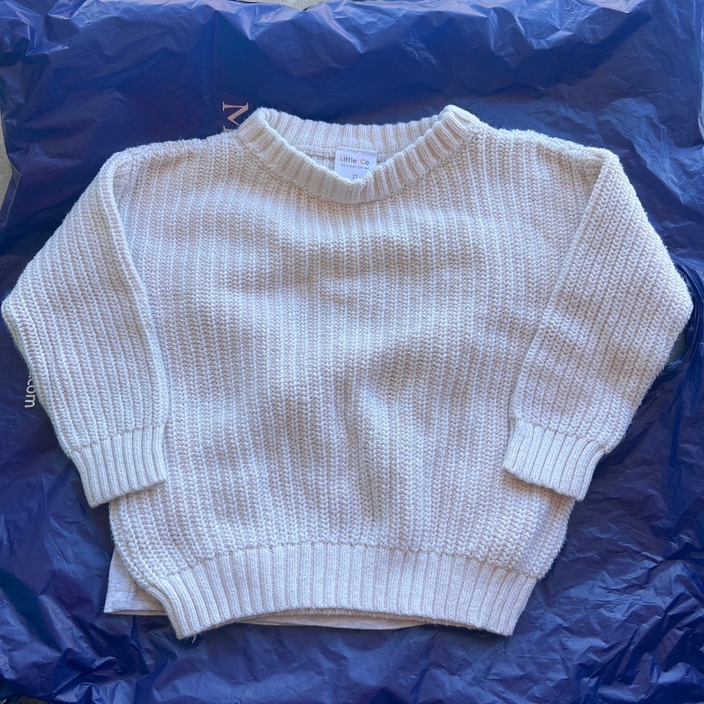 Boys cream sweater 2T